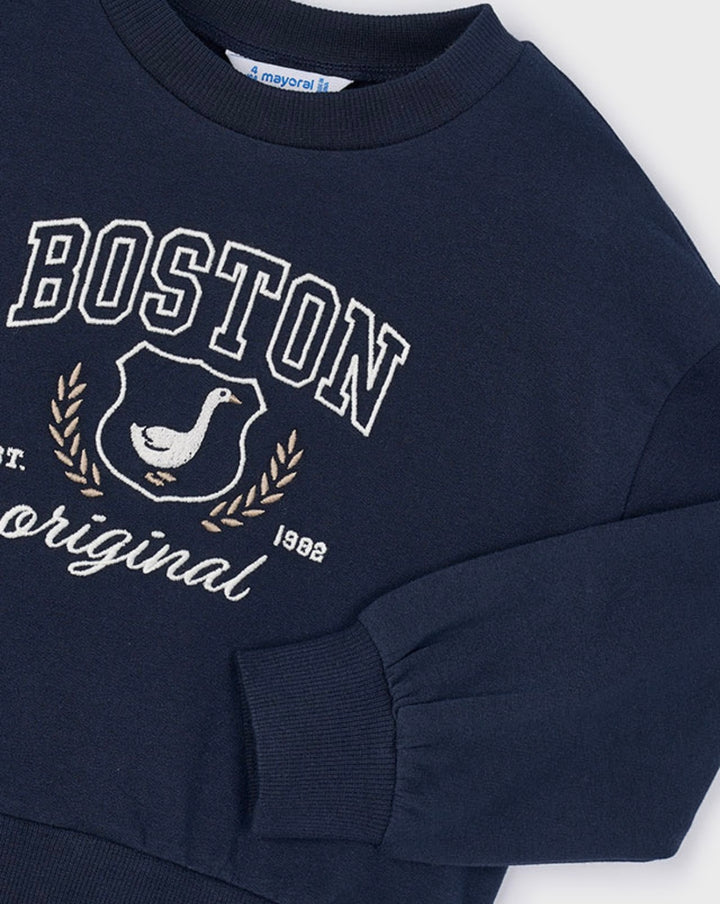 Mayoral Boston Navy Sweatshirt