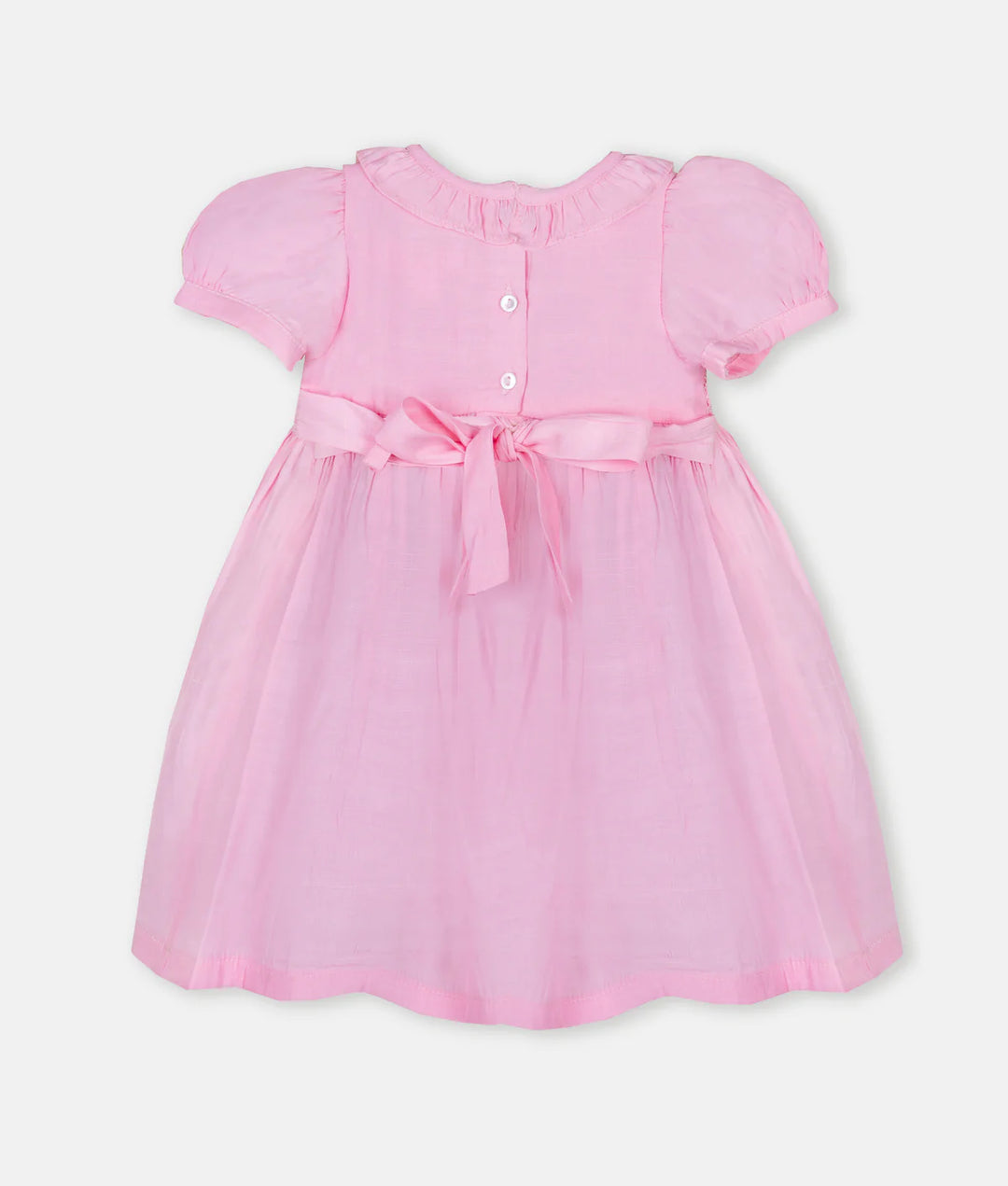 Pink Smocked Dress