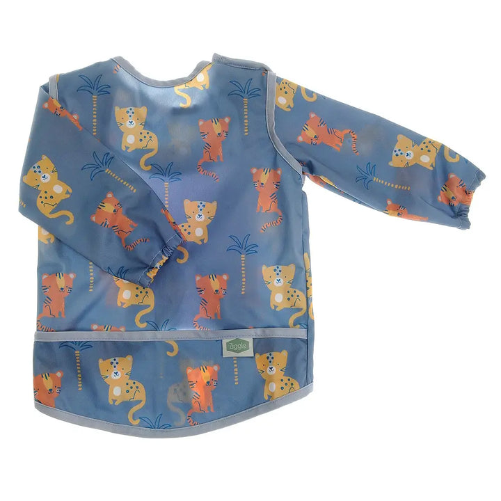 Ziggle Tigers Leopards Feeding Bib