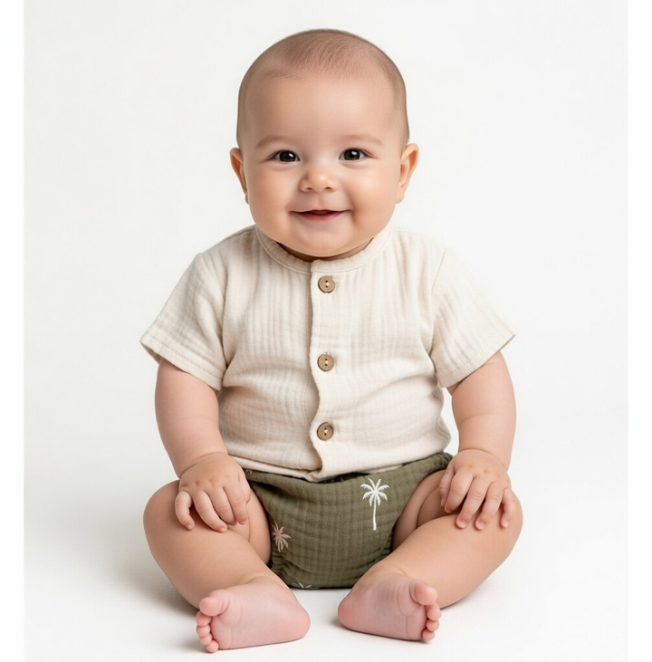 Calamaro Palm Tree Jam Pant Set