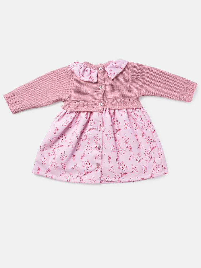 Dusty Pink Floral Dress