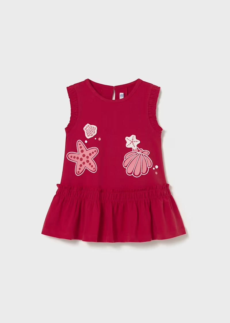 Mayoral Red Seashell Dress