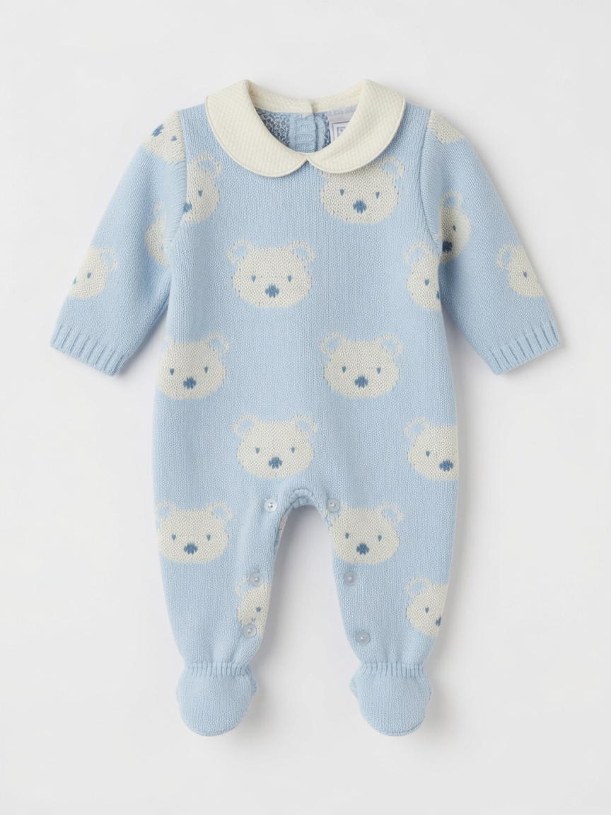 Pex Blue Benny Babygrow