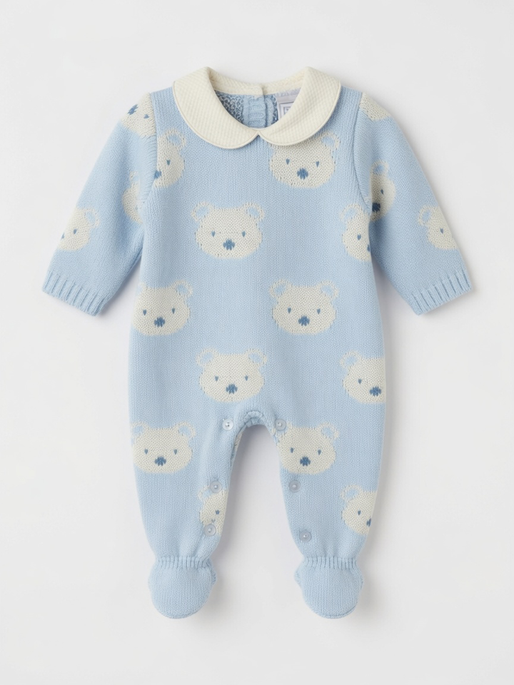 Pex Blue Benny Babygrow