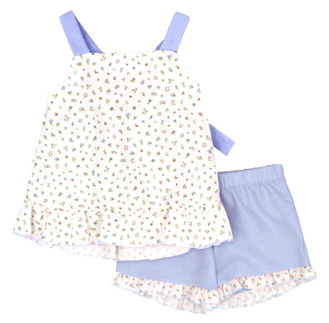 Rapife Blue Floral Short Set