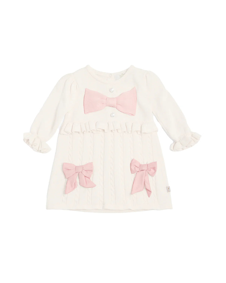 Caramelo Ivory Knitted Dress