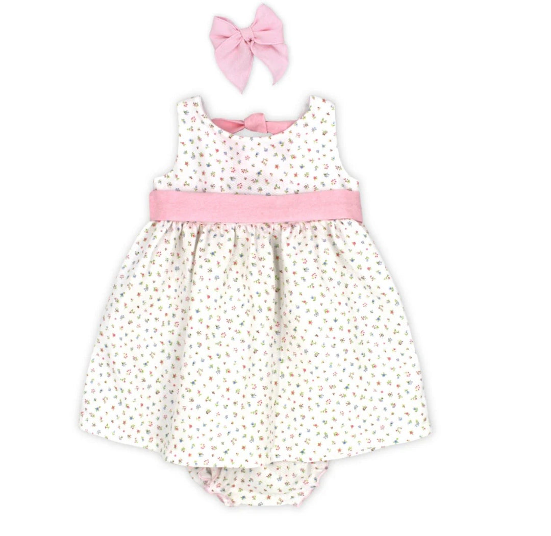 Rapife Floral Dress & Hair Bow