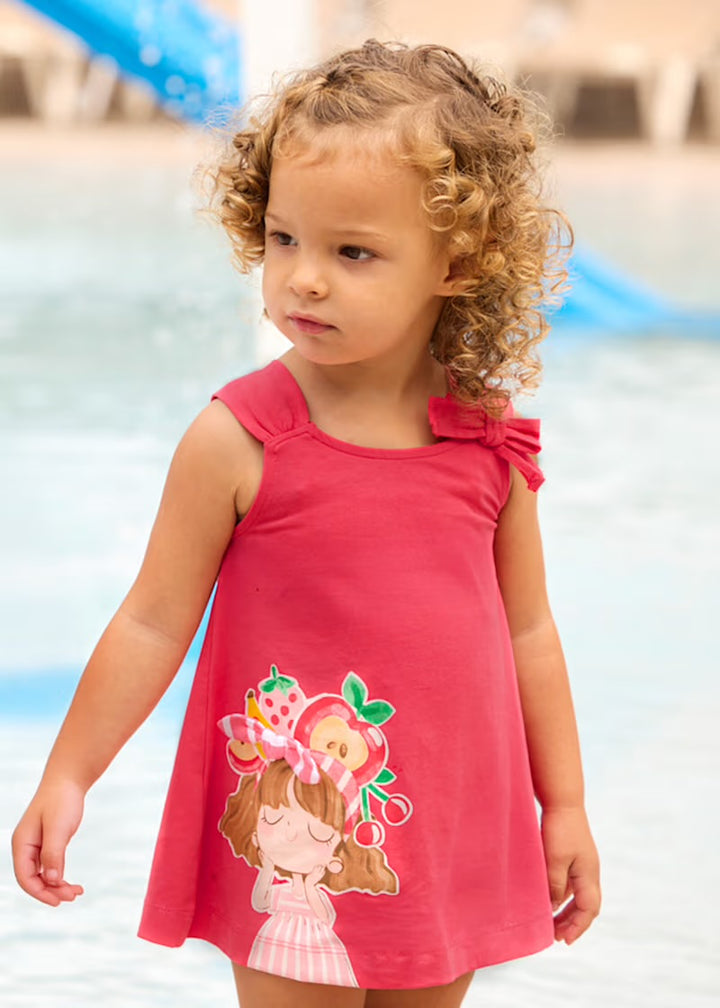Mayoral Hibiscus Graphic Dress