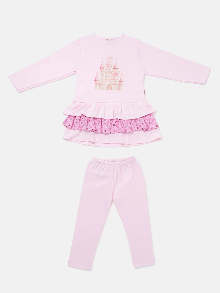 Pink Castle Legging Set