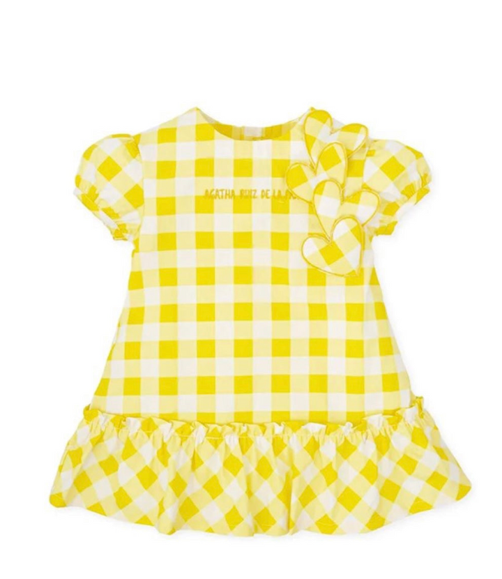 Agatha Ruiz De La Prada Yellow Gingham Dress