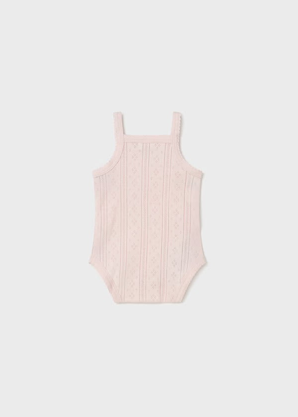 Mayoral Pink Vest Bodysuit