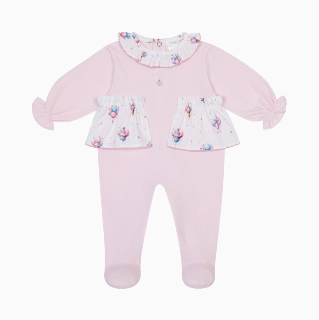 Deolinda Pink Balloon Babygrow
