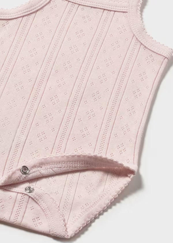 Mayoral Pink Vest Bodysuit
