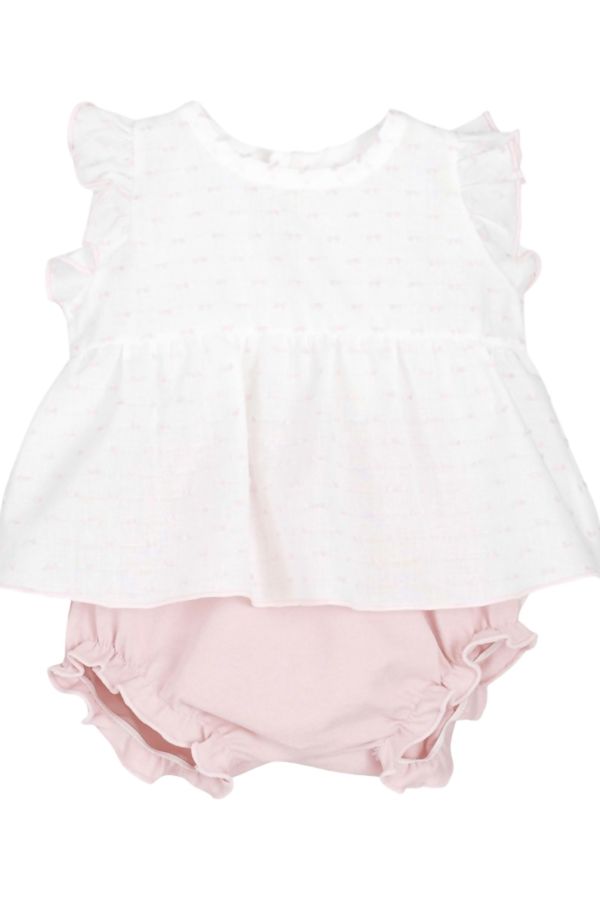Calamaro Pink Bow 2 Piece
