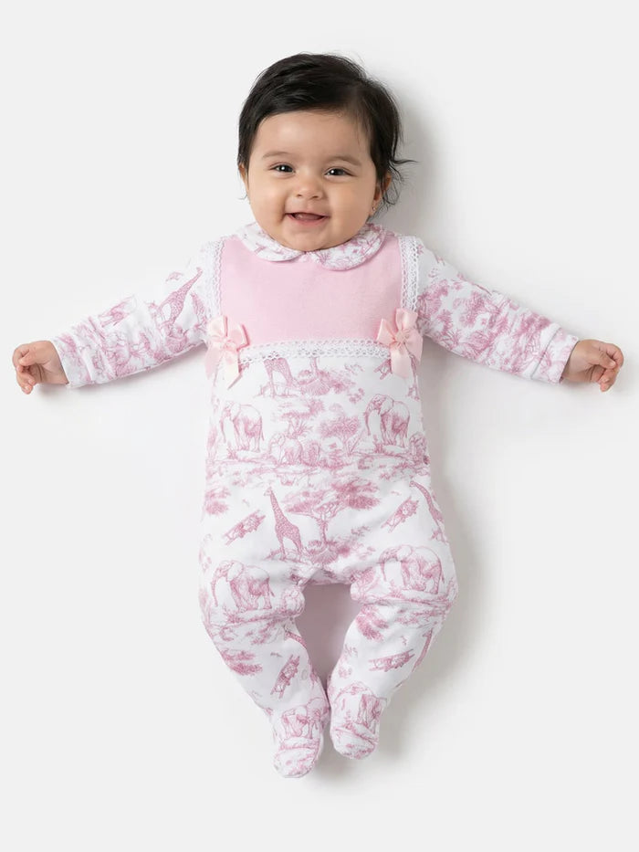 Pink Pretty Safari Babygrow
