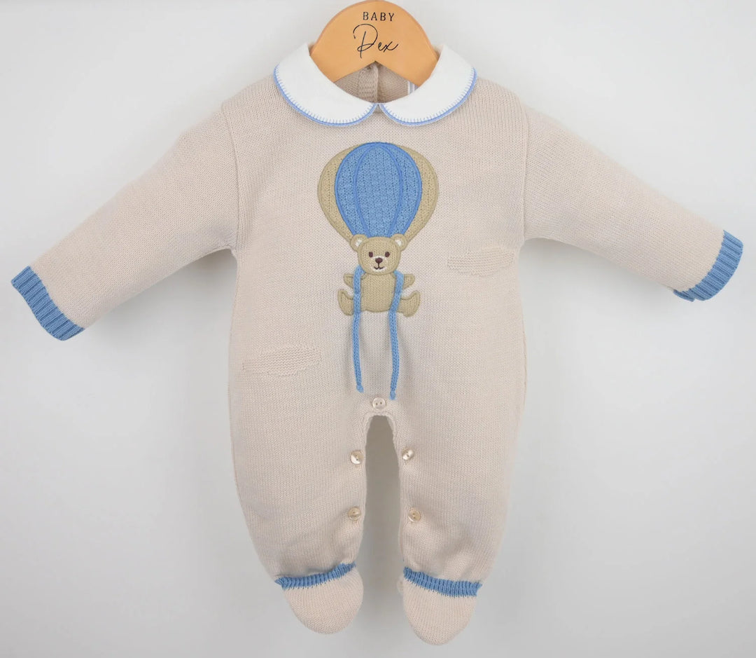 Pex Teddy Balloon Babygrow