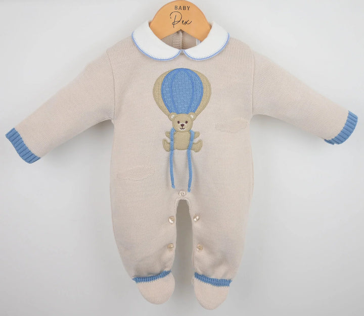 Pex Teddy Balloon Babygrow