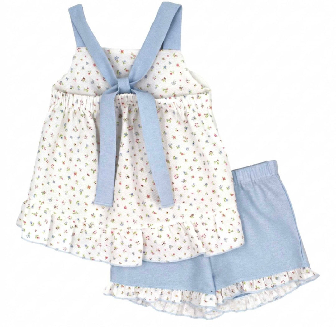 Rapife Blue Floral Short Set