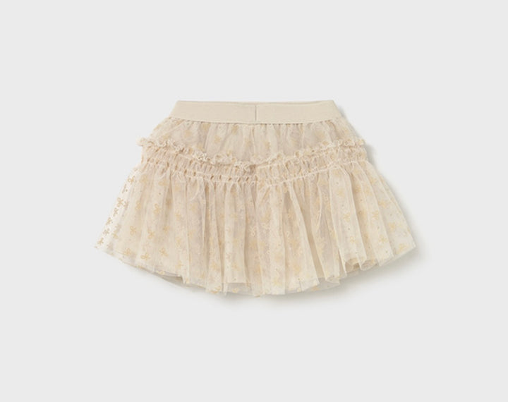 Mayoral Red Bow Top & Tulle Skirt