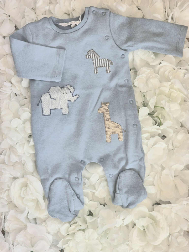 Mayoral Safari Blue Babygrow