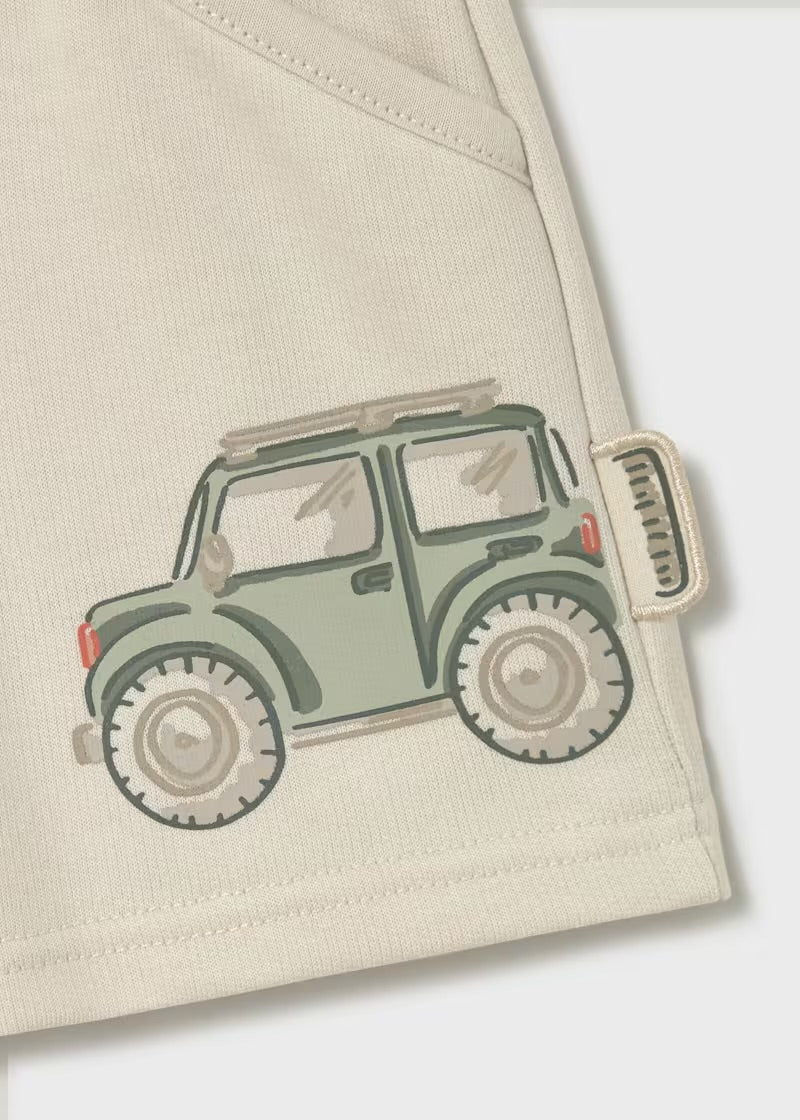 Mayoral Cream Truck Shorts