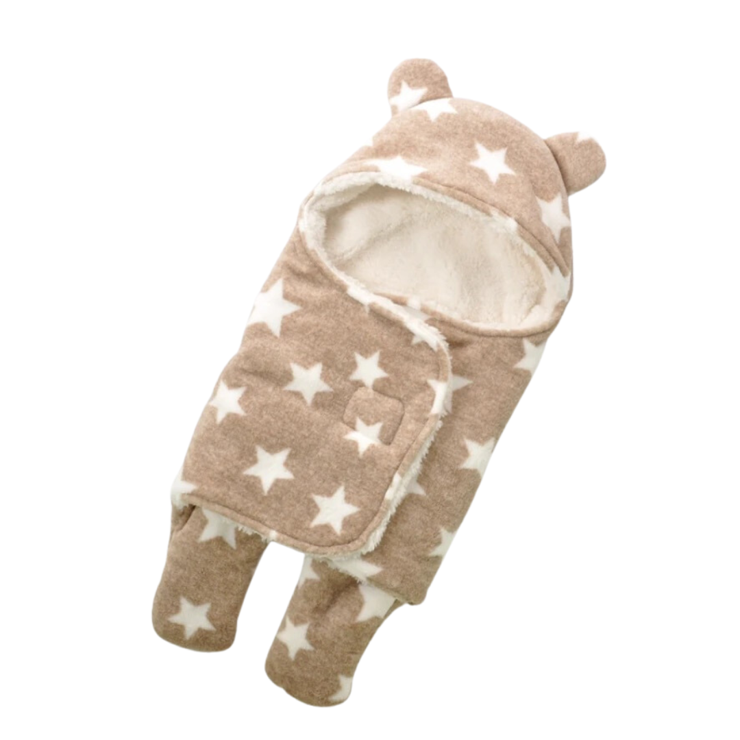Brown Star Swaddle