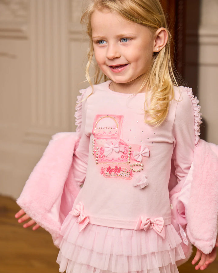 Caramelo Pink Jewellery Box Legging Set