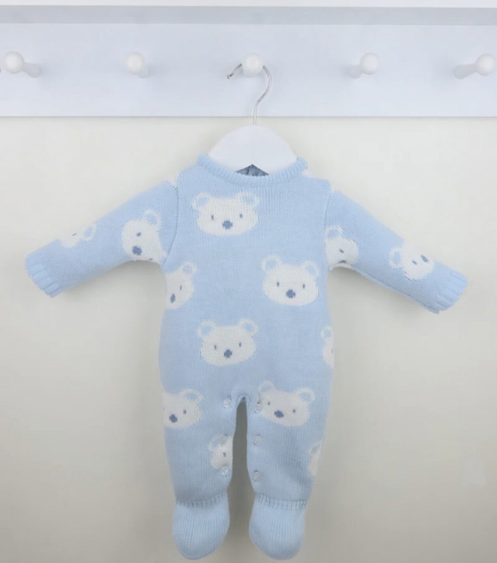 Pex Blue Teddy  Babygrow