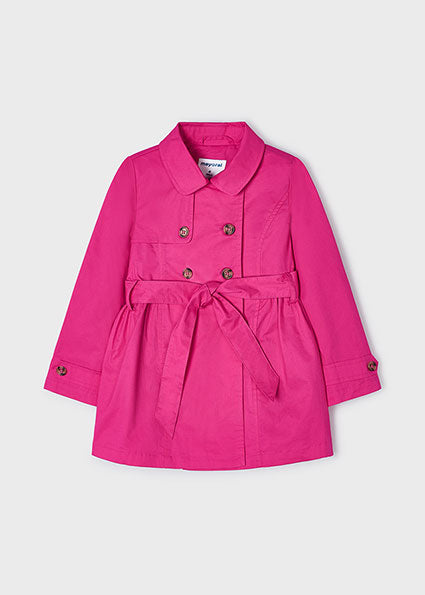 Mayoral Pink Trench Coat