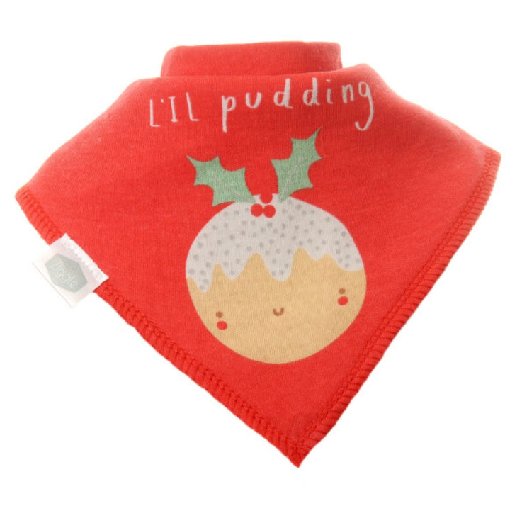Ziggle Christmas Red Bib Set