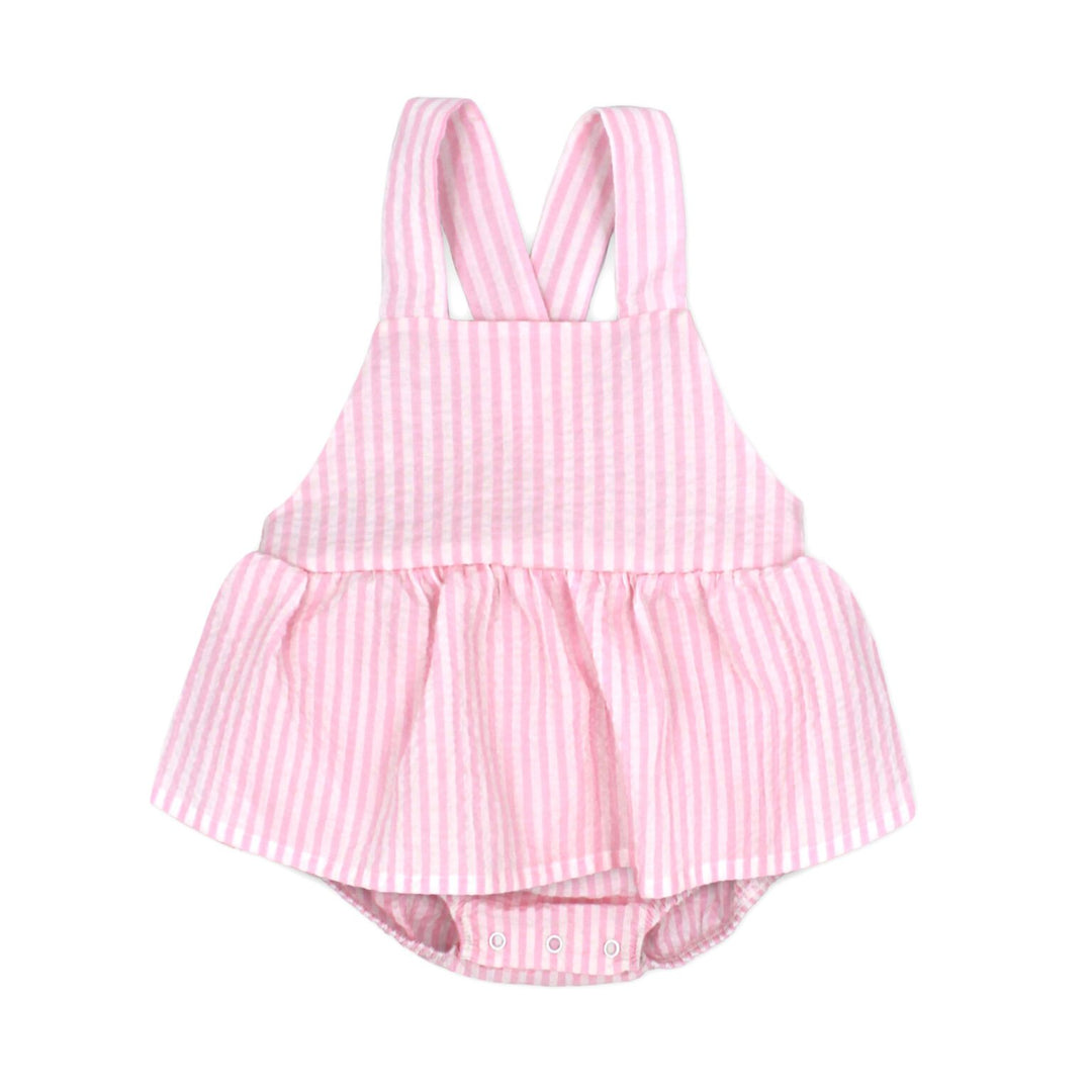 Rapife Pink Stripe Romper