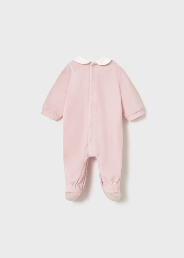 Mayoral Pink Flower Babygrow