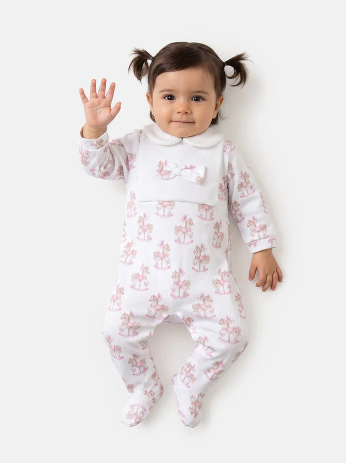 Pink Rocking Horse Babygrow