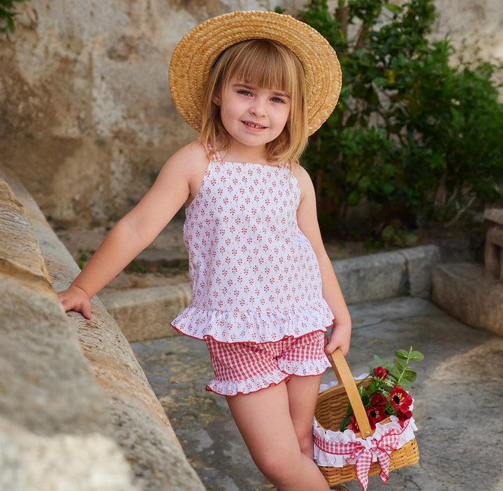 Rapife Red Floral Short Set