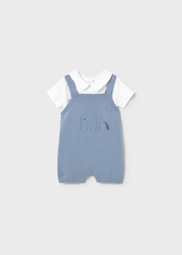 Mayoral Dusky Blue Romper Set