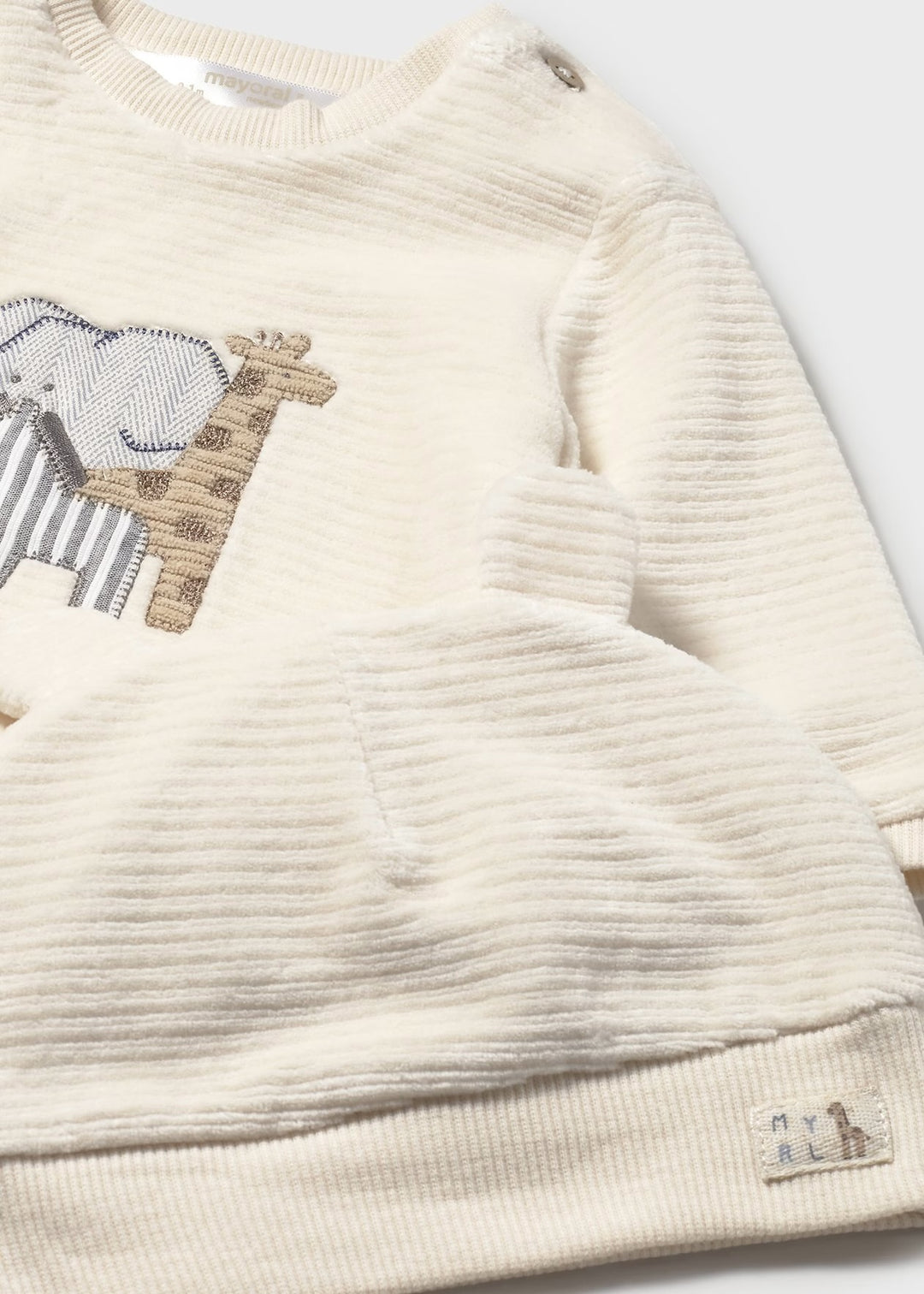 Mayoral Cream Safari Corduroy Set