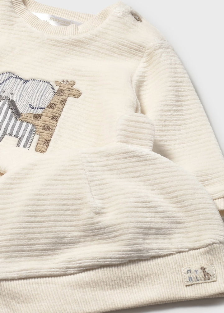 Mayoral Cream Safari Corduroy Set