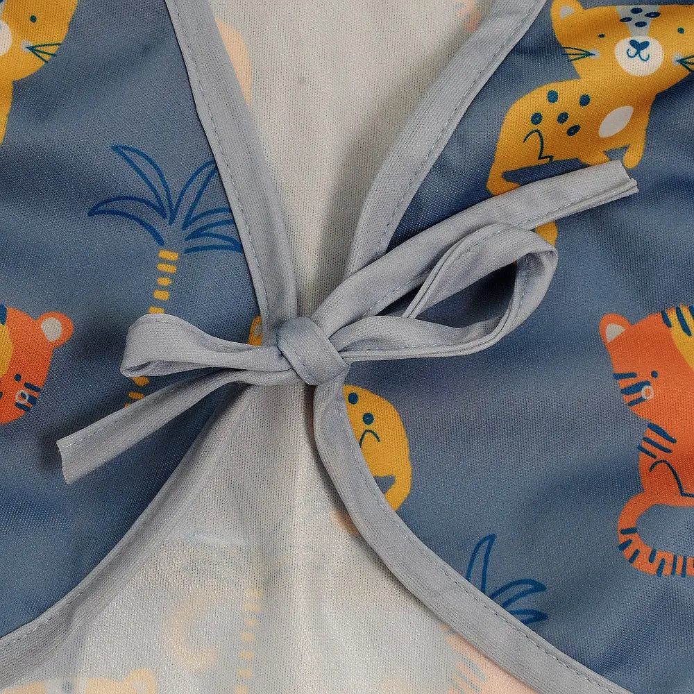 Ziggle Tigers Leopards Feeding Bib