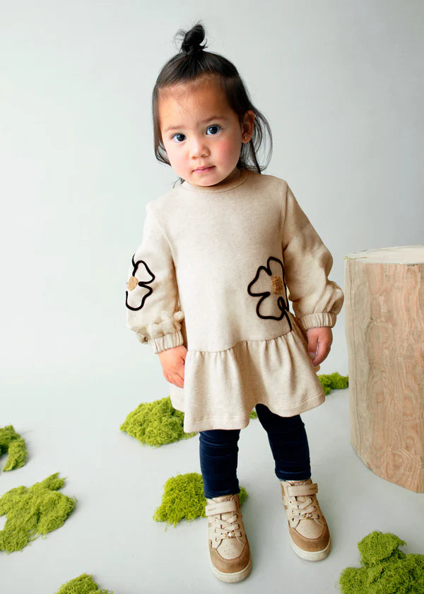 Mayoral Sand Flower Dress