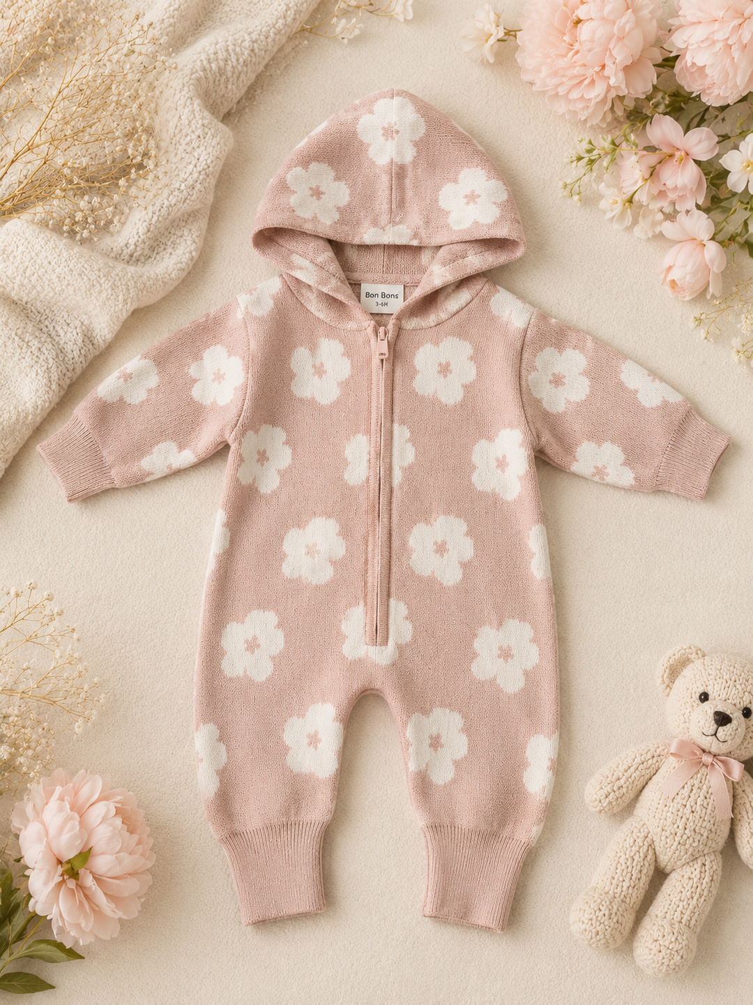 Floral Dusty Blush All In One