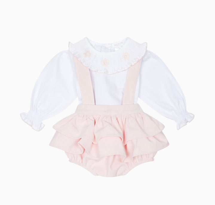 Deolinda Soft Pink Romper Set