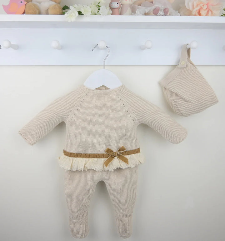 Pex Beige Bow Sienna Set