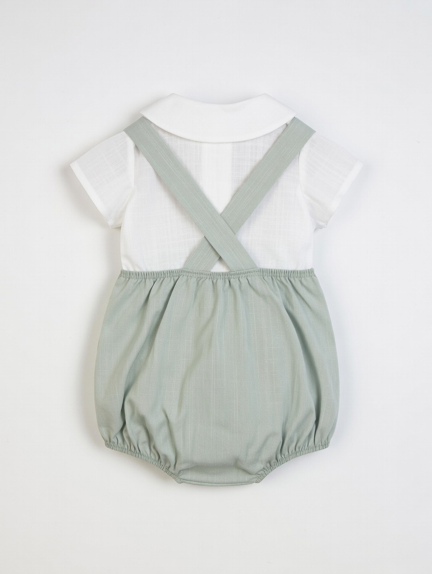 Rapife Green Dungaree Set