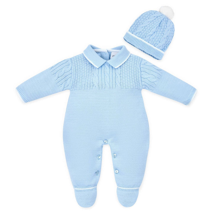 Dandelion Blue Babygrow & Hat Set