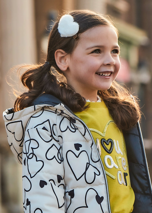 Mayoral Reversible Heart Coat