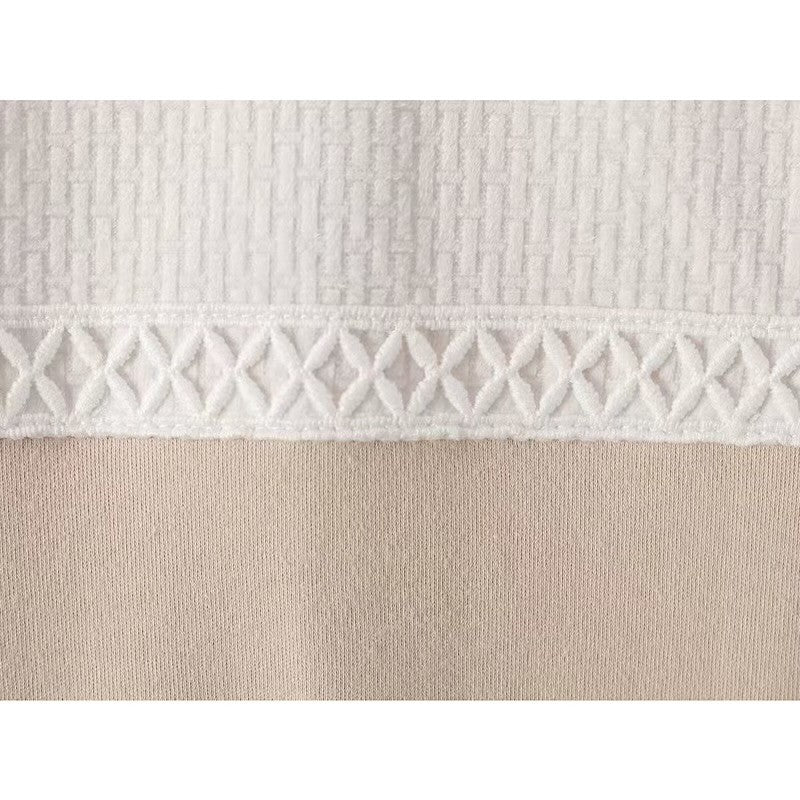 Beige Cotton Babygrow