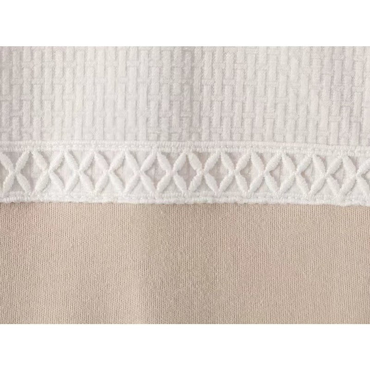 Beige Cotton Babygrow