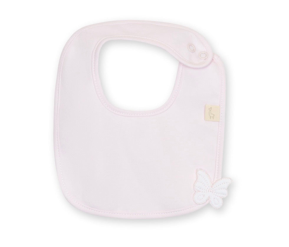 Baby Gi Pink Butterfly Bib