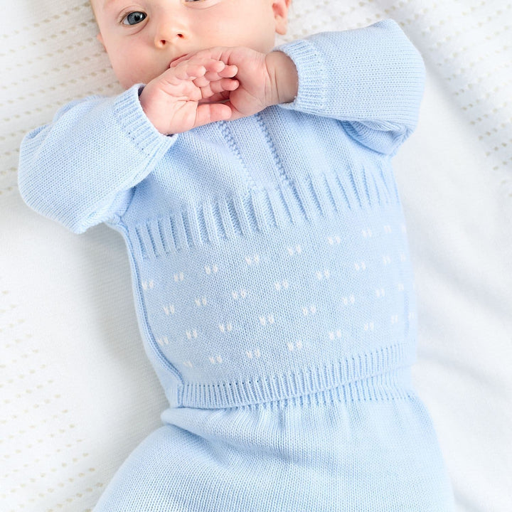 Dandelion Blue Knitted Set