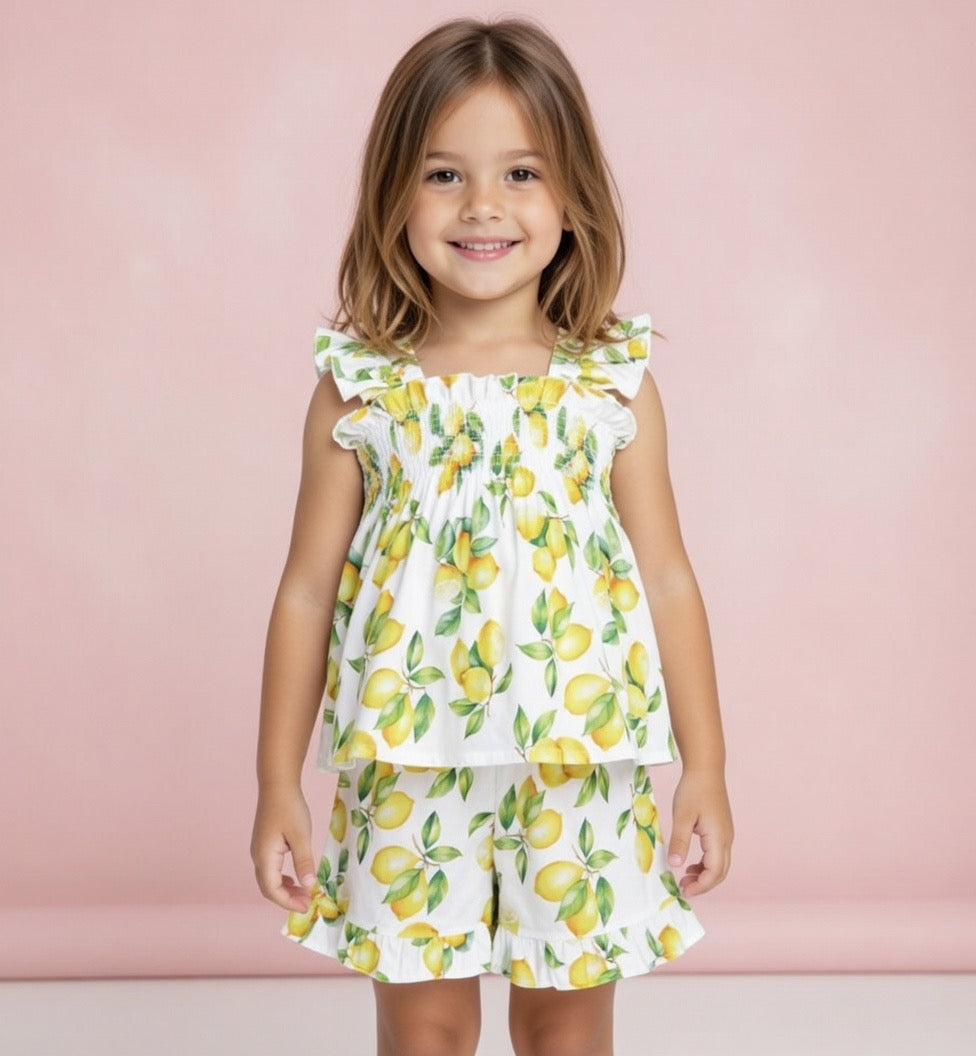 Deolinda Lemon Short Set